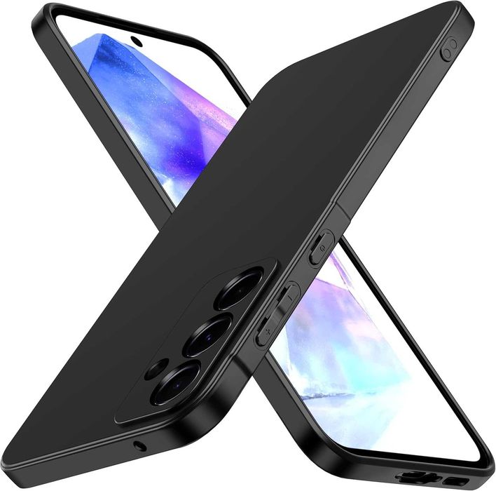 Carcasa ivoler pentru Samsung Galaxy A55 5G - neagra mata