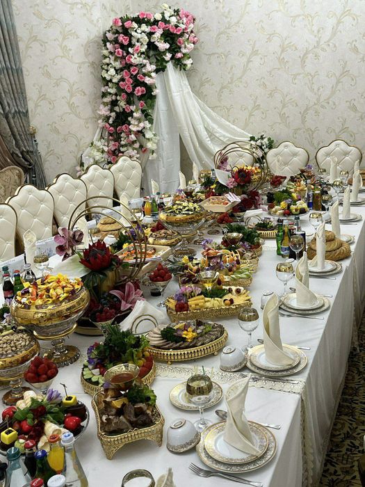 Пракат стол стул чинни идишлар қозон ўчоқ