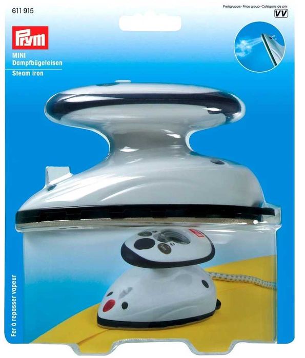 Мини утюг дорожный c подачей пара PRYM - утюг для пэчворка