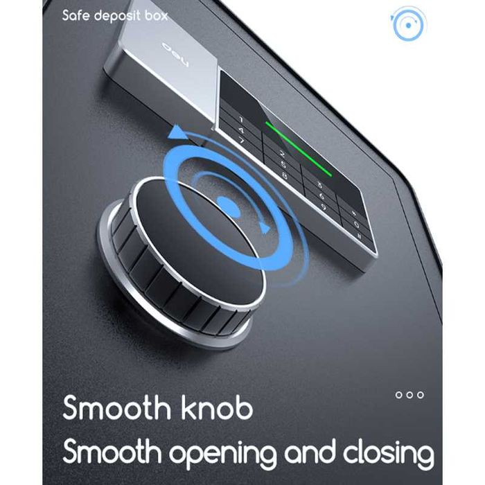 Сейф Deli ET553 электронный код + ключ, 800x480x420 мм, 36 кг