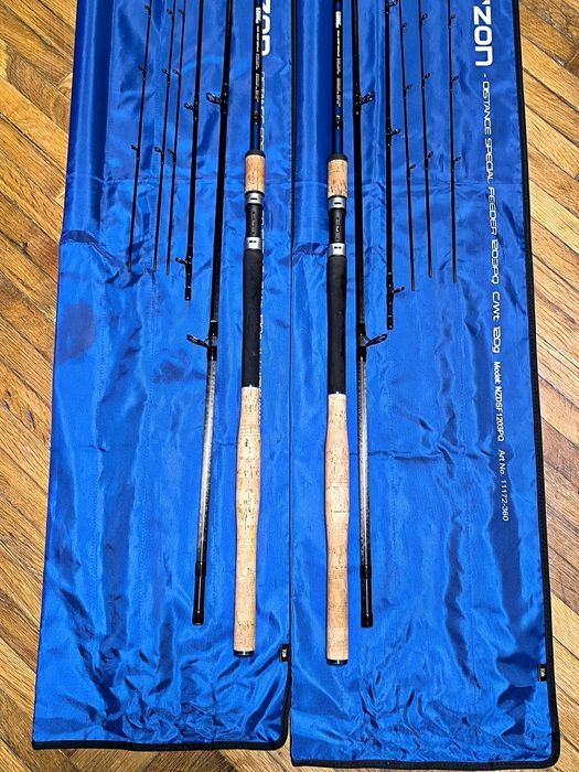 2 lansete Daiwa N'Zon Distance Special Feeder 3.6m, 120gr