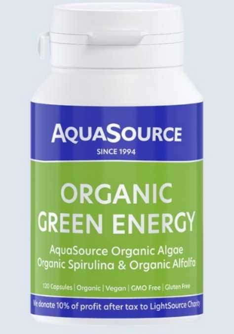 AquaSource Organic Green Energy/ АкваСорс Зелена енергия - 120 капсули
