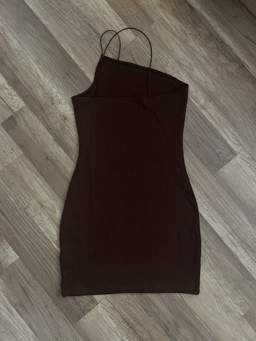 Кафява дамска рокля H&M