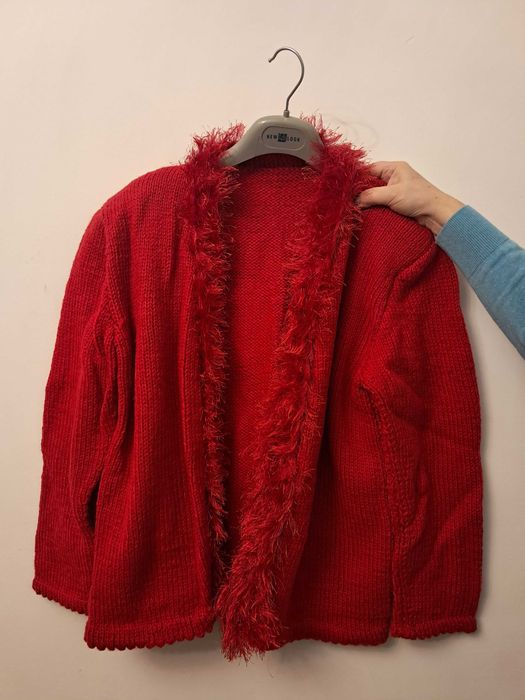 vand pulover lana tricotat manual marime XXL