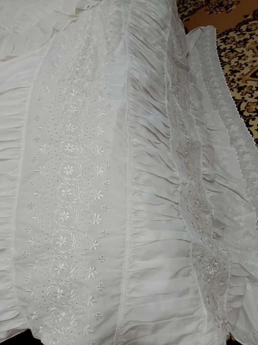 Покрывало свадебное на 2-х спальную кровать 2,10*2,0м