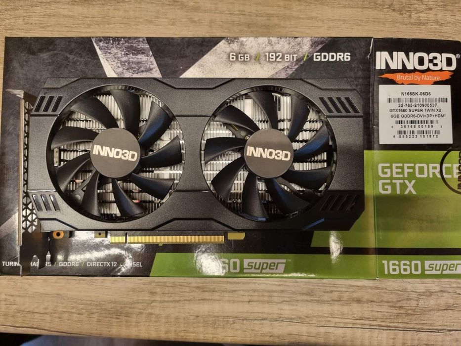 Видеокарта  GTX  1660  SUPER  INNO3D
