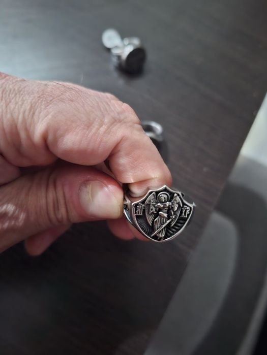 Пръстени Архангел Михаил и с кръст 316L