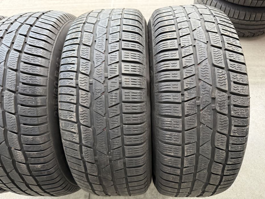 4бр. Зимни Гуми С Борд 215/60R/16 -CONTINENTAL- DOT:2918- 5.7мм+4.2мм