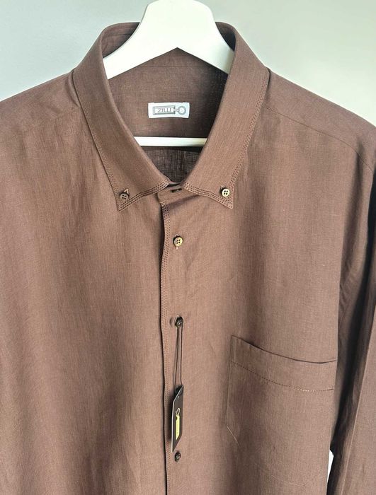 Мужская льняная рубашка ZILLI