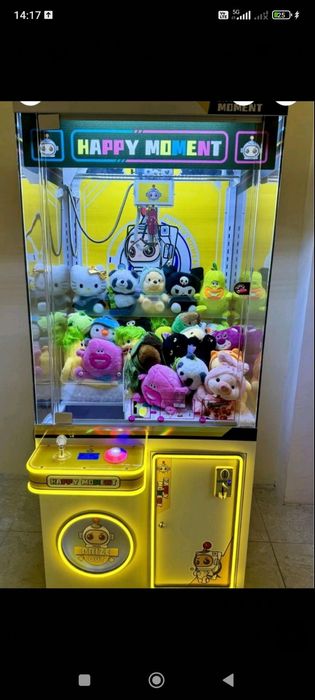 Вендинг автомат за играчки машина кран pink date clip claw machine