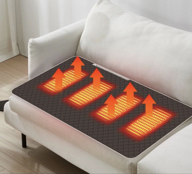 Husa cu incalzire pentru scaun  pe usb