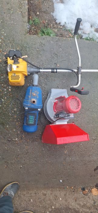 Vand motocositoare moara de măcinat porumb si pompa hidrofor