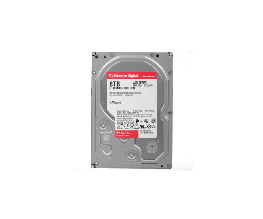 | Жесткий диск HDD 8TB WD Red Plus WD80EFPX SATA 3 Накопитель 256MB