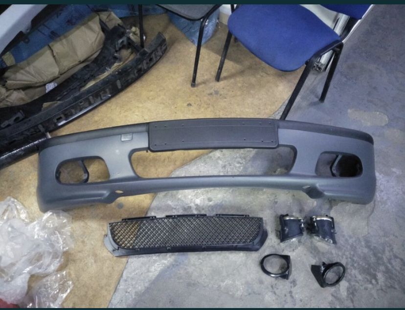 М бампер BMW E46 БМВ Е46 М тех пластик