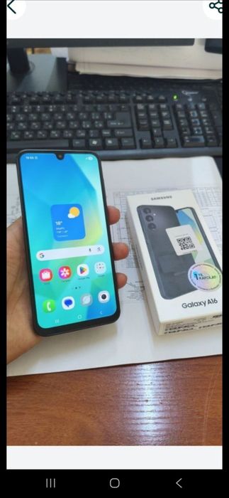 Assalomu aleykum srochni Samsung A16 xotira 128 gbayt sotiladi