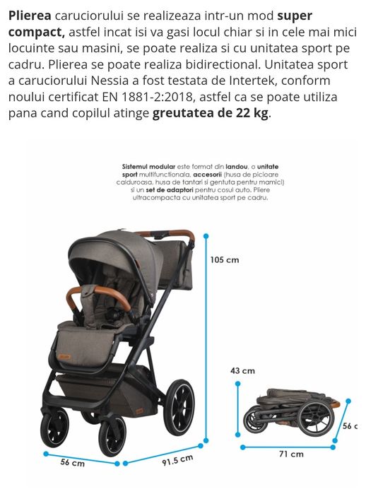 Carucior sport Coccolle pt copii