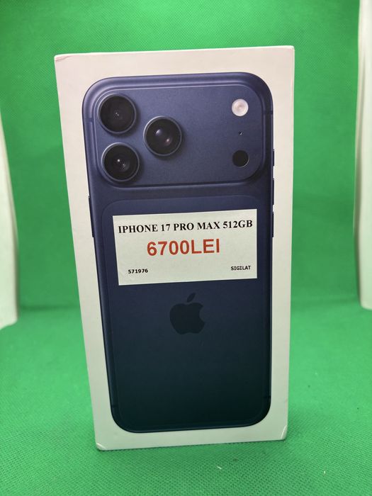 IPHONE 17 PRO MAX 512gb SIGILAT •Amanet Lazar Crangasi •57197