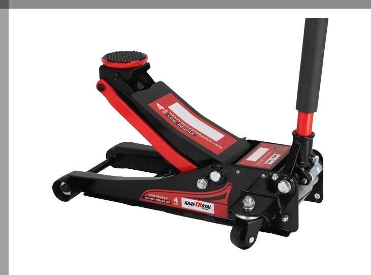 Нископрофилен крик 4 тона крокодил с две помпи KraftRoyal