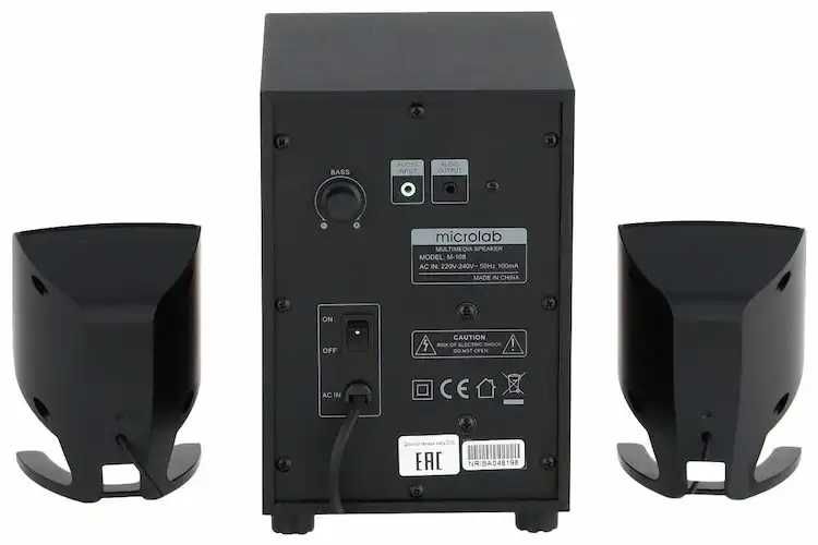 Колонка Microlab M-108BT 2.1 — 11W Bluetooth Сабвуфер