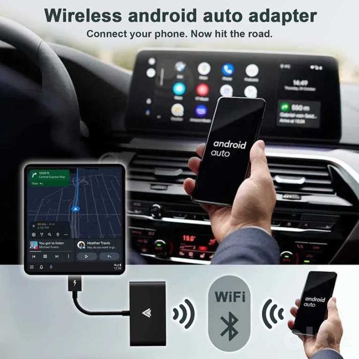 Беспроводной адаптер для Android Auto и CarPlay