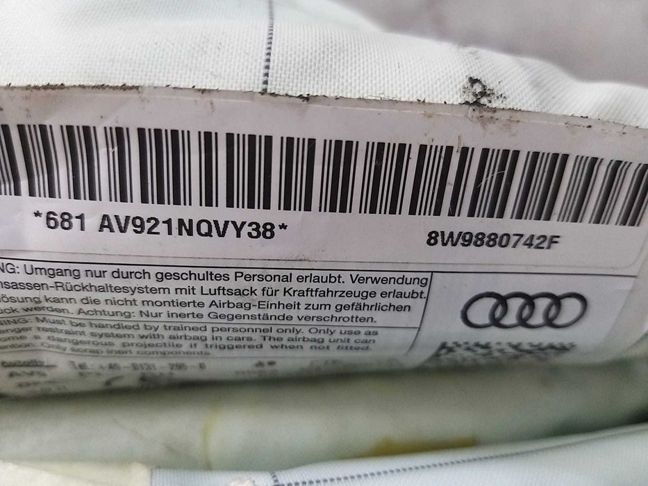 Airbag cortina dreapta audi a4 b9 8w 8w9880742f