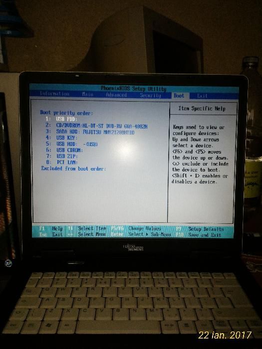Laptop PC Fujitsu Siemens