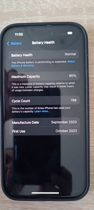 Vand iphone 15 black