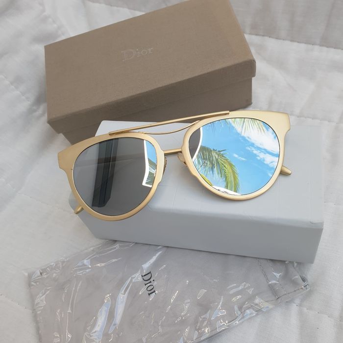 Ochelari de soare  D i o r, Gold, noi