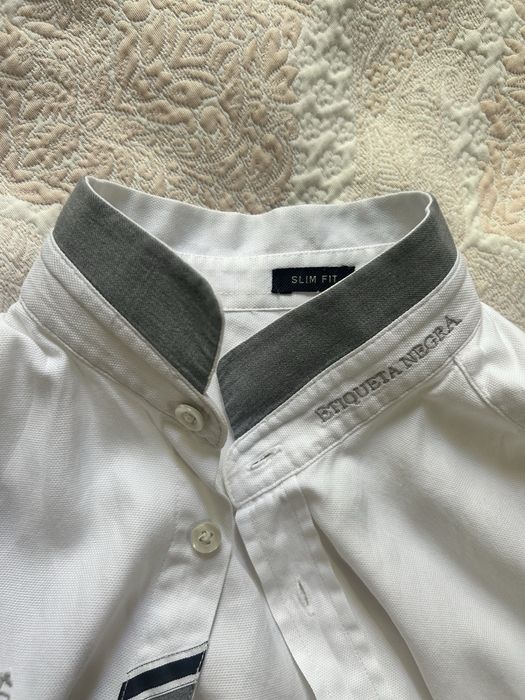 Белая рубашка Slim Fit