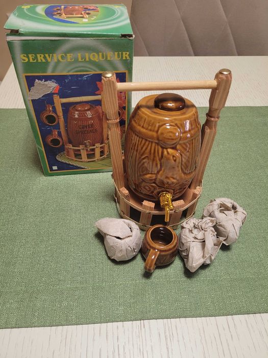 Сервиз за ракия, керамичен