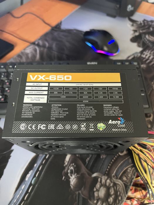 Блок питания vx650 watt blok pitaniya