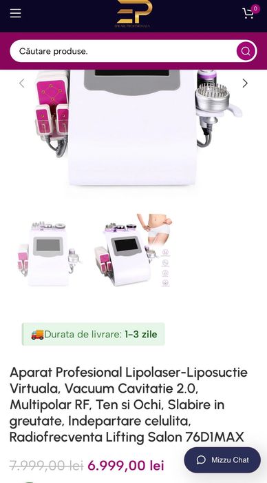 Aparat Profesional, Vacuum Cavitatie 2.0, Multipolar RF, Ten si Ochi, Slabire in greutate, Indepartare celulita, Radiofrecventa Lifting