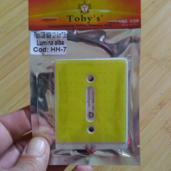 Placa led tip COB 18w/12v alb rece,6/7,5cm sau 4/3,5cm(5w),13-25ron