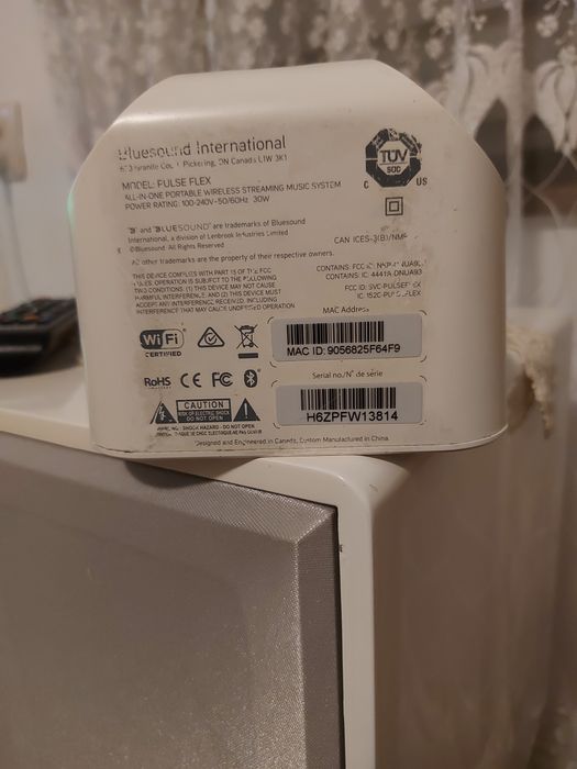 Go Soundboks. .Bluesound PulseFlex.Nad D3020