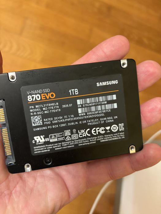 Samsung 870 EVO 1TB SATA III 2.5  Garantie Evomag