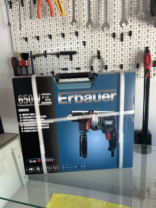 BORMAȘINĂ/Mașină De Gaurit cu Percuție  650 W • Erbauer