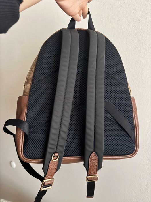Оригинална дамска раница Coach естествена кожа
