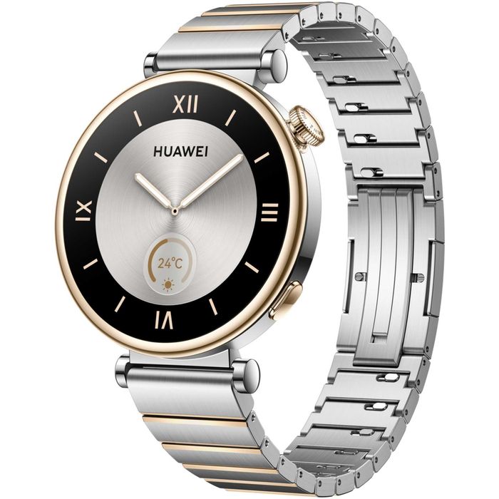 Смарт часовник Huawei - GT4 Aurora, 41mm, Inter-gold Stainless