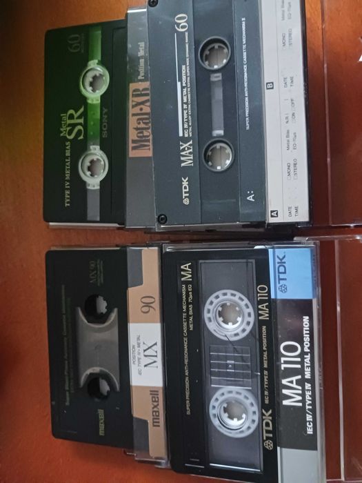 лот 4 метални аудио касети