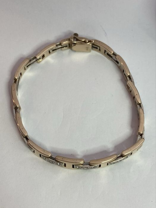 Bratara aur cu diamante 1.15ct