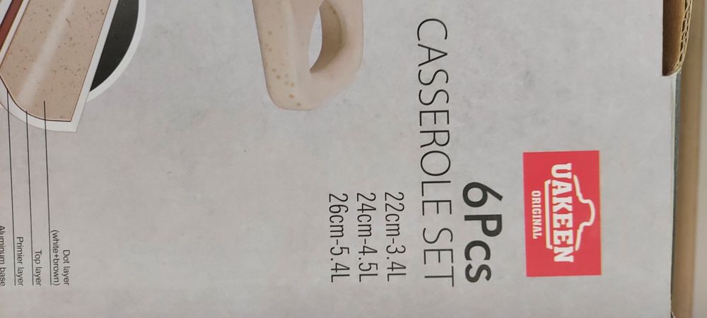 Набор посуды чайный 32 предметов. Набор кастрюлю 4 шт, Набор казанов 3