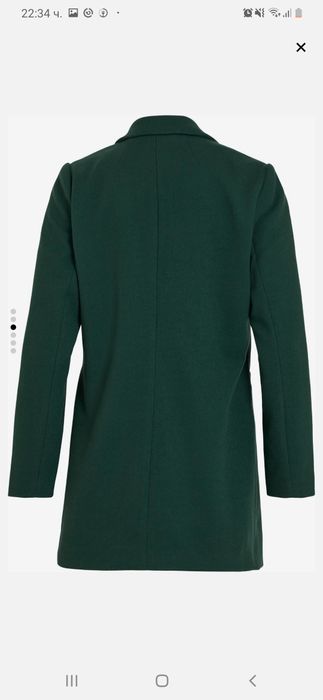 Vila зелено преходно палто