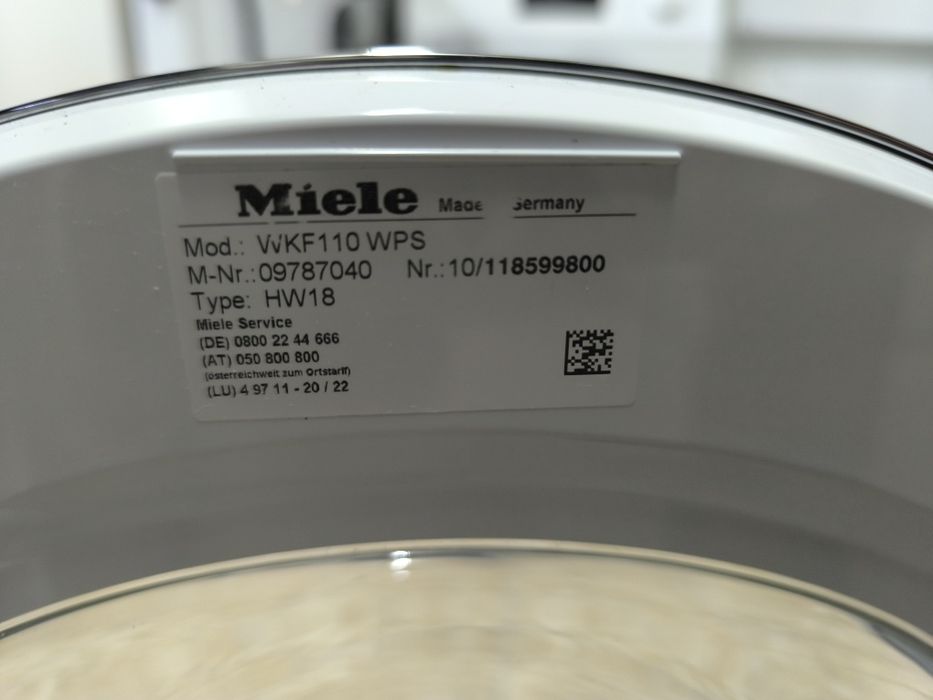 Пералня Miele WKF 110 WPS - 8кг.  PowerWash - 1400об.
