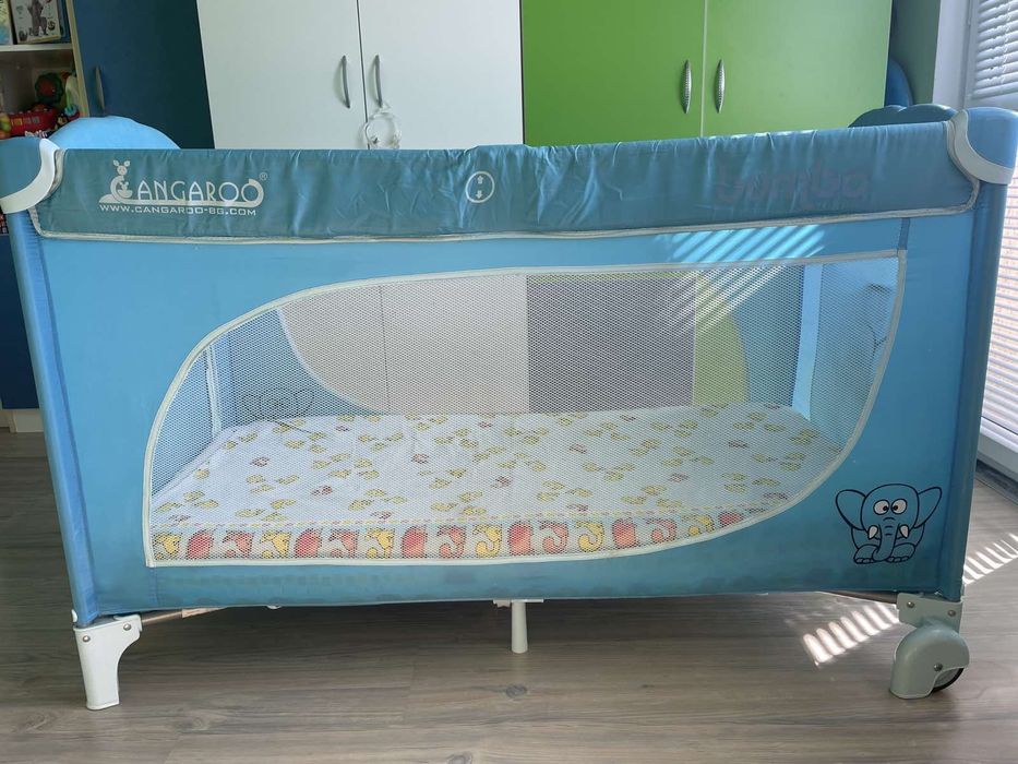 Бебешка сгъваема кошара Cangaroo