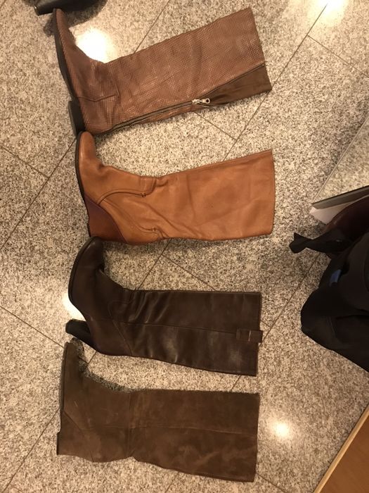 Чизми ботуши ест. Кожа Steve Madden, UNISA 38 / 39