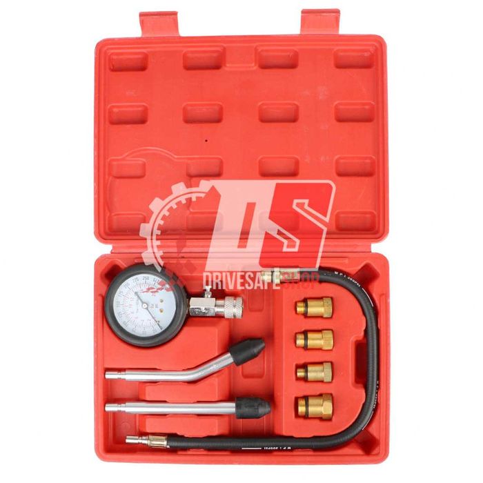 Комплект за измерване на компресия – тестер за цилиндри с манометър