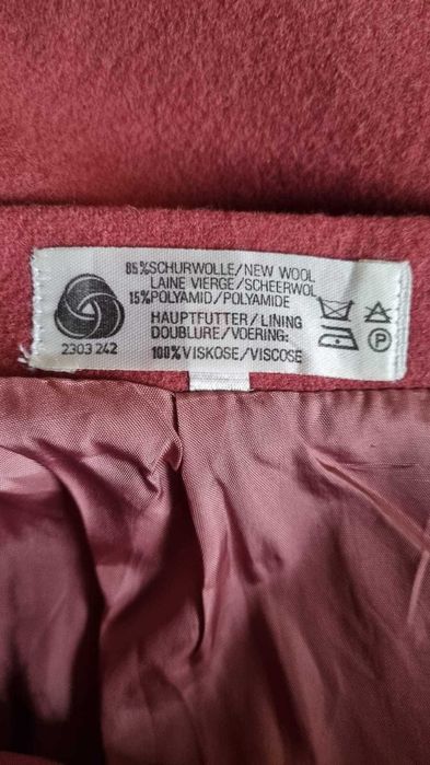 Deux pieces lana 85%, poliamid 15%, marimea 40, liliachiu