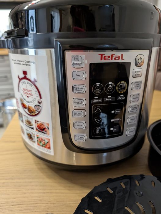 Oala presiune electrica Tefal One Pot CY505E30, 1200W,5.8 L, 25 prog