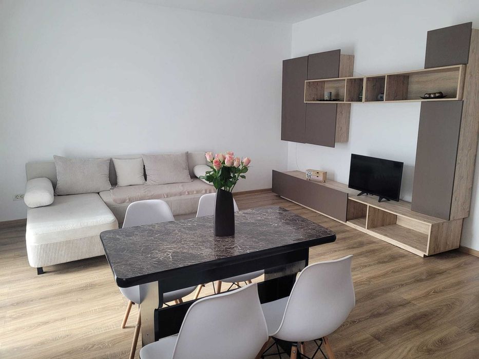 Apartament 2 camere, mobilat, cu climă și parcare, parter — 105.000€