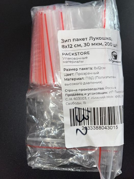 Зип пакет сумка женская